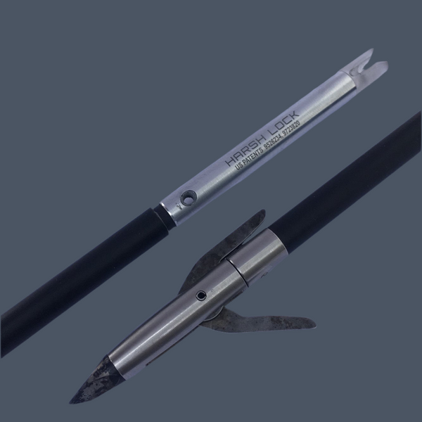 Harsh Lock 2.5 tie to the back *please note standard safety slides will not fit (.350” diameter)