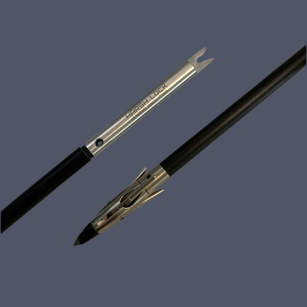 Harsh Lock 3.3 tie to the back arrow * please note Standard Safety slides will not fit  (.350 in diameter shaft)
